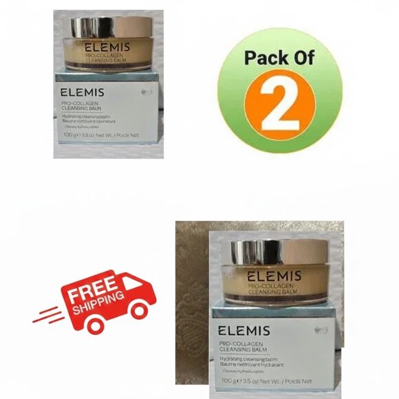 ELEMIS Pro-Collagen Cleansing Balm – Hydrating Cleansing Balm [Pack of 2] - Picture 1 of 3